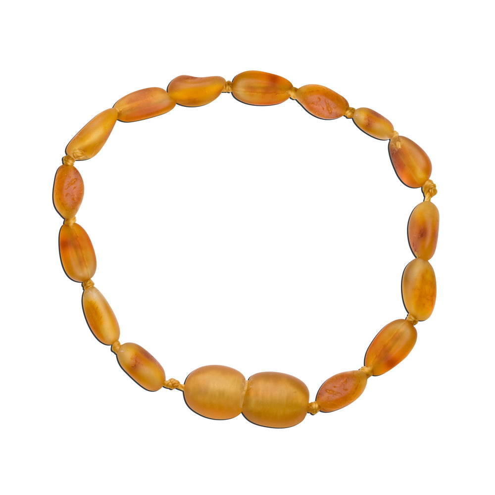 Amber Teething Bracelet for Teething Babies and Toddlers (Honey)