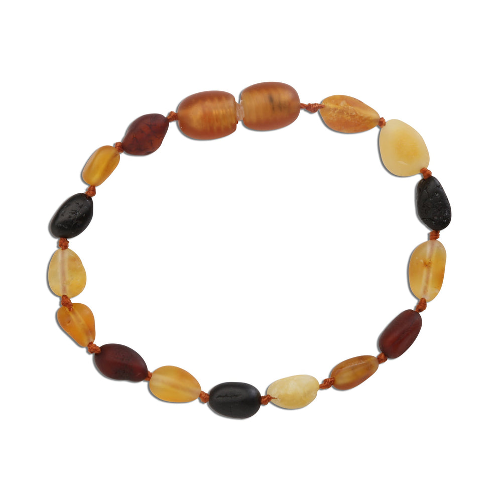 Amber Teething Bracelet for Teething Babies and Toddlers (Multi)