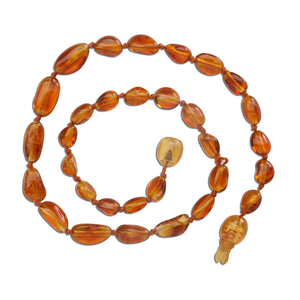 24-Piece Amber Teething Necklace Package with Display