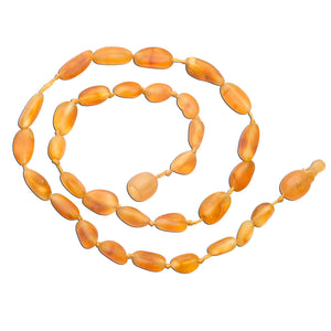 Amber Teething Necklace for Teething Babies and Toddlers (Honey)