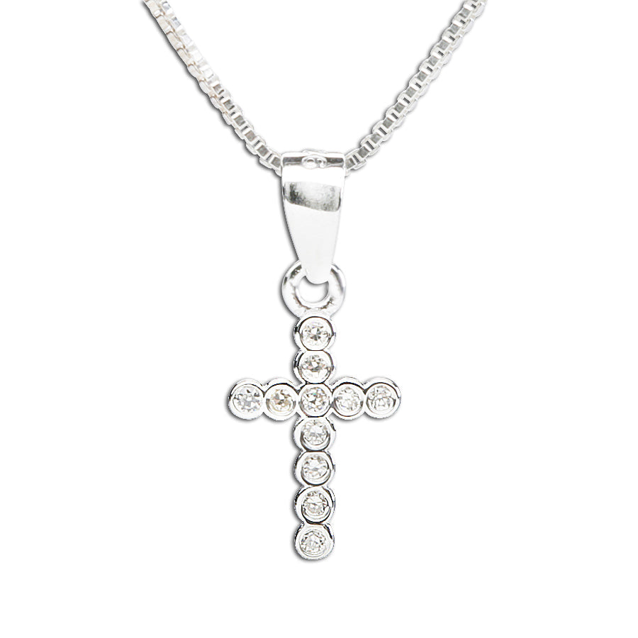 Sterling Silver Children's Cross Necklace