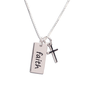 First Communion Faith Necklace for Girls