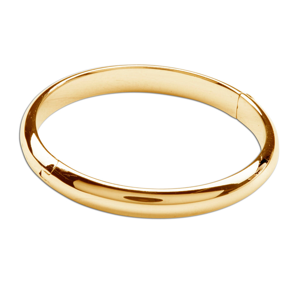 GP-Bangle (Classic) - Gold-Plated Bangle Bracelet for Babies and Kids